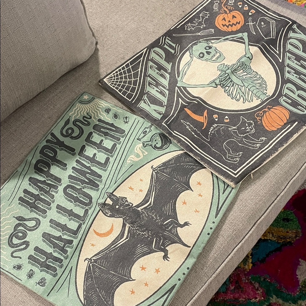Halloween Themed Decorative Pillow Shams